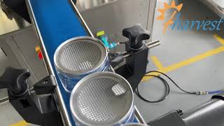 Máquina automática de sellado de tapas de papel de aluminio, sellador de latas screenshot 4