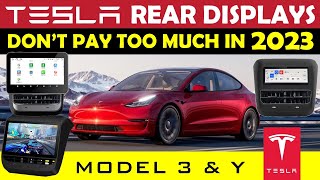 BEST DEALS FOR 2023 ON TESLA REAR DISPLAYS