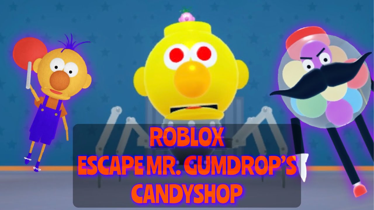 Roblox - ESCAPAMOS DE UM CHICLETE GIGANTE (Escape The Candy Factory)