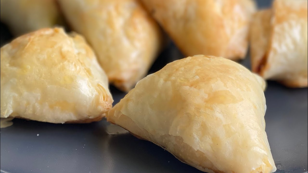 بوريك الجبدة بحشوة المفروم والسبانخ