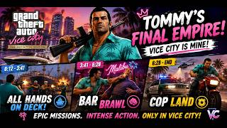 GTA Vice City Definitive Edition | All Hands on Deck, Bar Brawl & Cop Land Gameplay