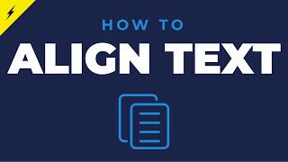 How to ALIGN TEXT in PowerPoint