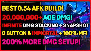 New Updated 0 Button Afk Immortal 0.5 Simulacrum Farming Build! 200% More Dmg!