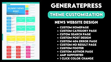 GeneratePress Theme Customization For News Websites #generatepressthemecustomization