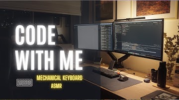 Code With Me - Raw Relaxing Sound - Mechanical Keyboard - ASMR - 3 hours - 4K ⌨️