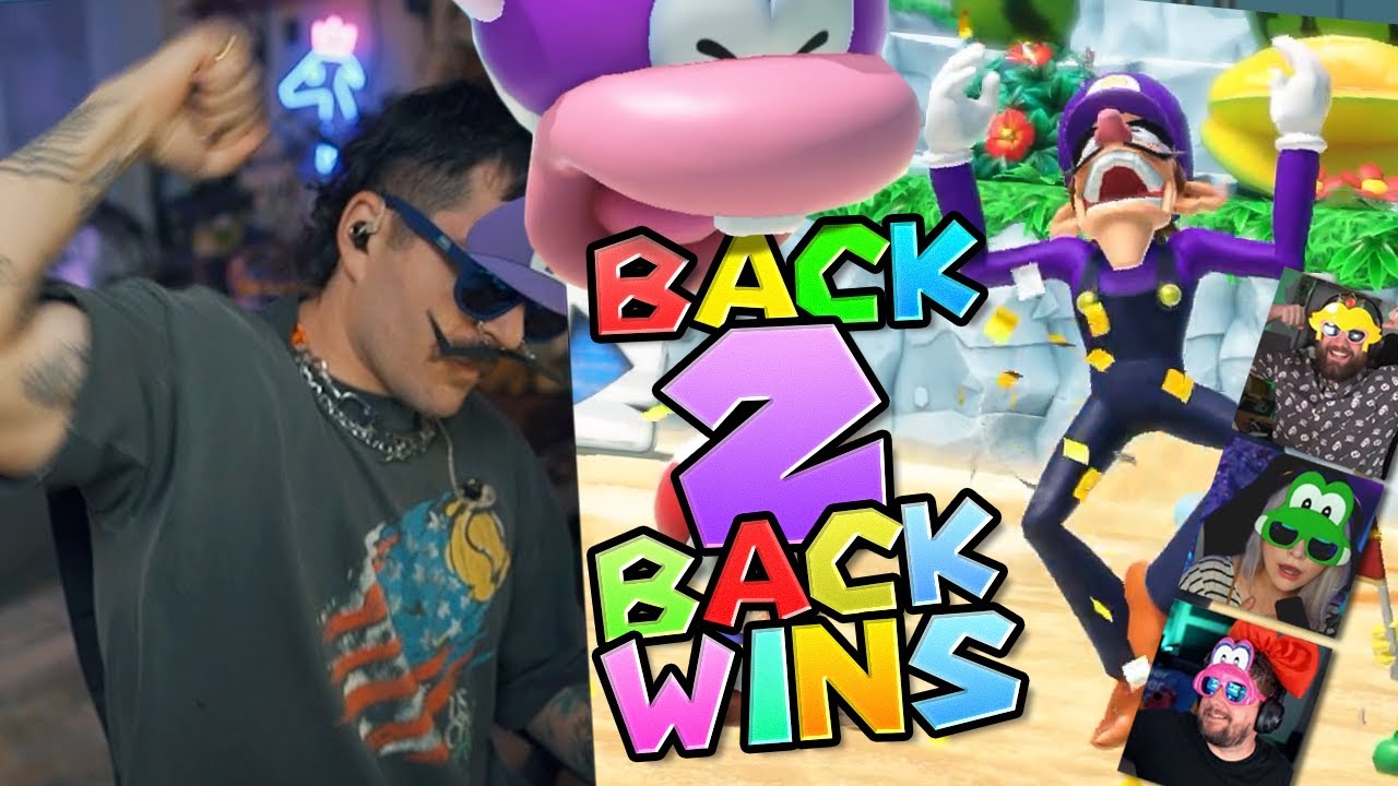 julien shocks everyone and wins mario party twice