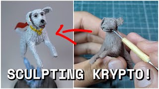 Sculpting KRYPTO THE SUPERDOG!