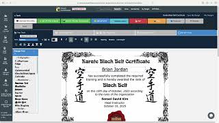 Printable Karate Black Belt Certificate (Customize & Download!) screenshot 2