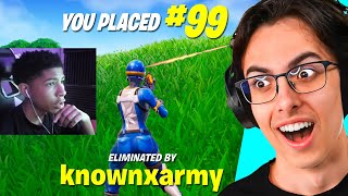 Reacting To The Worst Fortnite Pro Ever