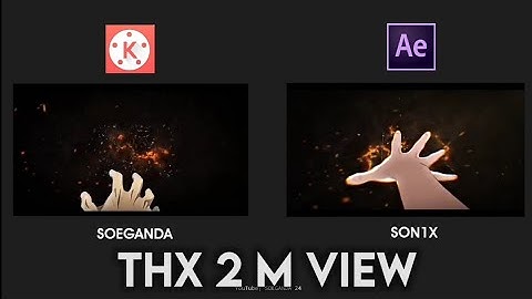 MY KINEMASTER VS AFTER EFFECT | AMV TYPOGRAPHY BEAUTIFUL CREATURE