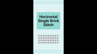 Horizontal Brick Stitch