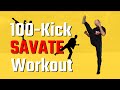 100kick savate workout 26 mins