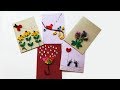 5 Easy Paper Quilling cards | Quilling designs for beginners | Quilling Cards