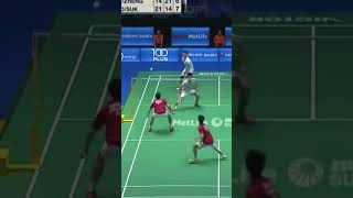 The Minion vs Zheng Siwei / Fu Haifeng 2017 #badmintonrally #badmintonhighlights #badmintonlovers
