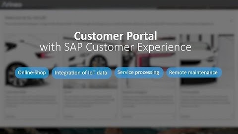 Customer Portal with SAP