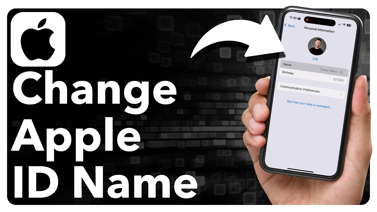 How To Change Apple ID Name - YouTube