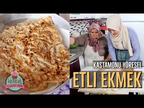 Şadiye Teyze İle Meşhur Kastamonu Etli Ekmek Yapıyoruz.