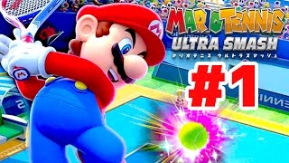 マリオテニスで世界王者になる!! - 実況プレイ Part1 (ウルトラスマッシュ)