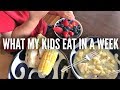 What My KIDS Eat in a Week Part 2