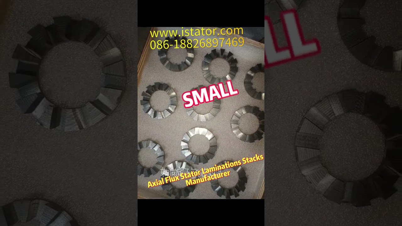 Axial Flux Stator Laminations Stacks Manufacturer 