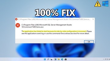(NEW FIX) - Application Failed to Start Because Side by Side Configuration is Incorrect
