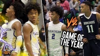 AAU TEAMMATES TURNED RIVALS! Sharife Cooper \& Brandon Boston FACE OFF in FINAL FOUR MUST WIN GAME!!