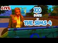 100 Days in The Sims 4 Challenge♻️ DAY 1 - 4 ♻️ Livestream