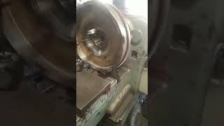 process of centering flywheel using dial gauge/refacing flywheel of isuzu giga