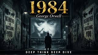 1984 by George Orwell #1984 #GeorgeOrwell #DystopianLiterature #newspeak #doublethink