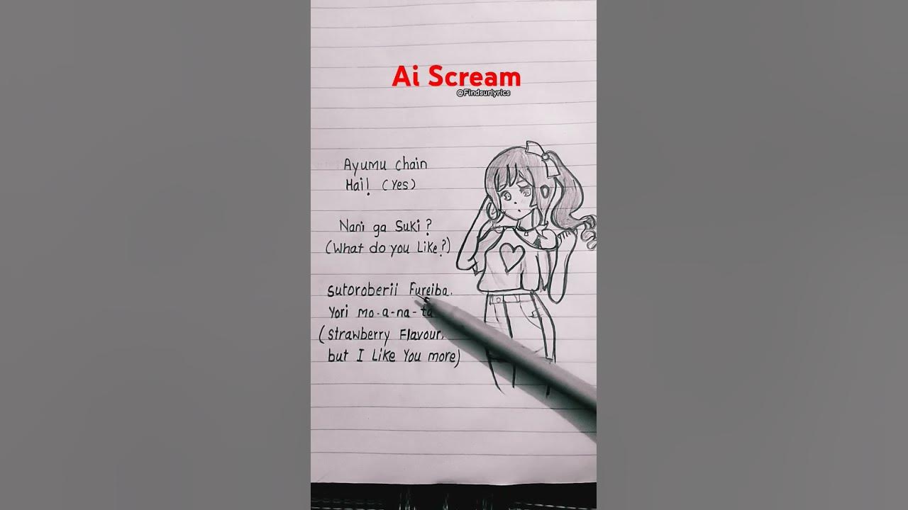 AiScream - Ruby,Ayumu,Shiki icecream (Lyrics + English Translation) |Viral Tik TokTrend