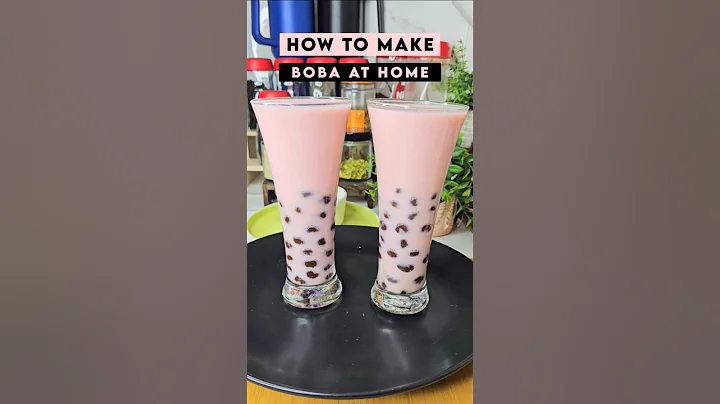How To Make Bubble(BOBA)Tea At Home🧋#shorts #boba #bubbletea #food #dessert#recipe #shortsfeed#short
