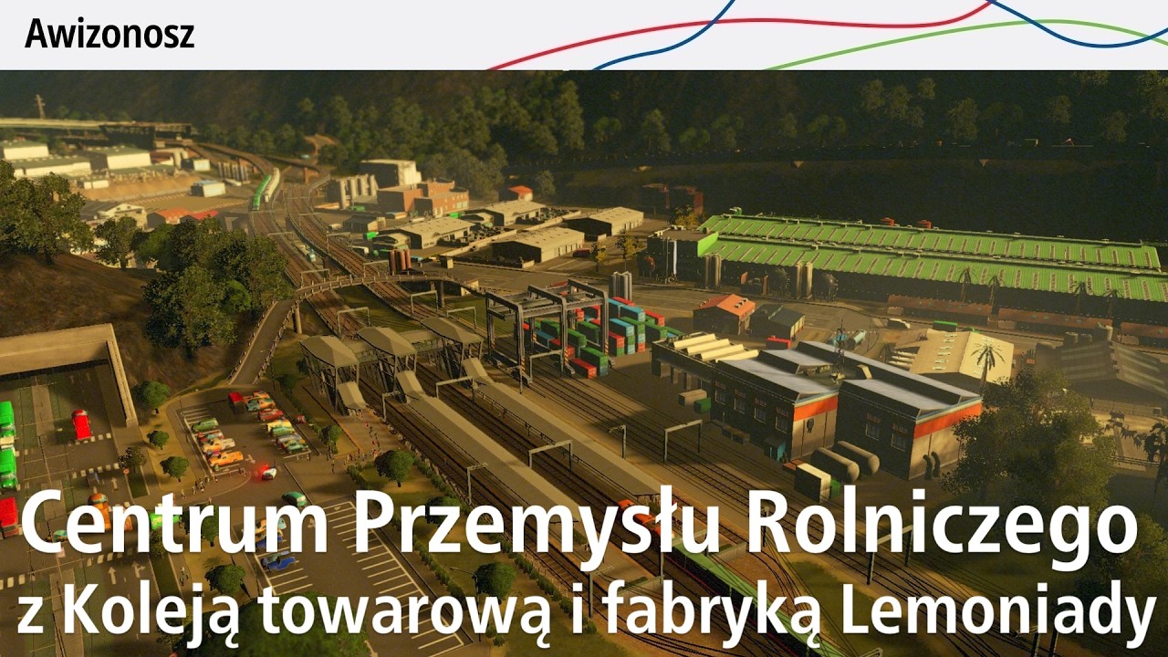 #8 Nowe Centrum przemysłu rolniczego z towarowymi pociągami i fabryką lemoniady! - 100k w CS PS5