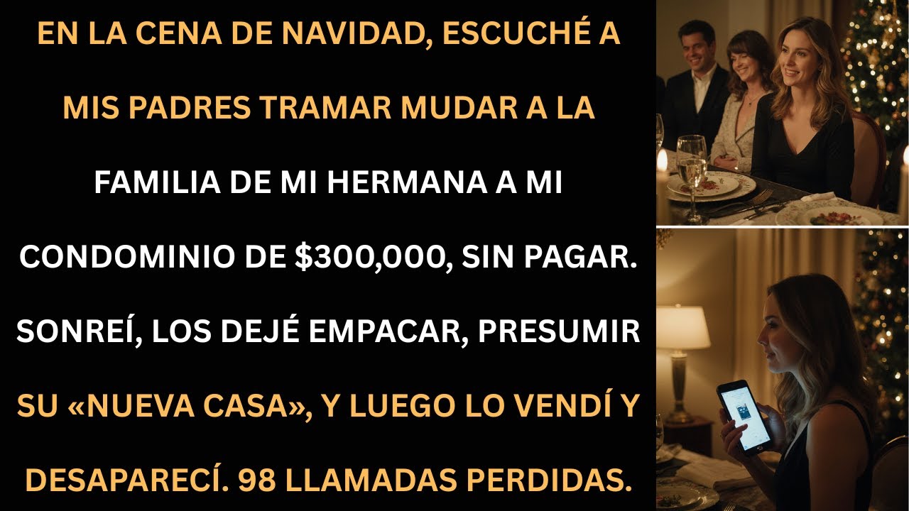 En Navidad escuché su plan... y al día siguiente ya no tenían casa.