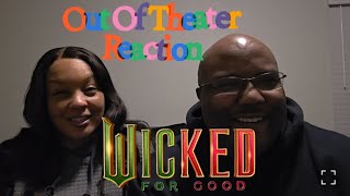 Wicked For Good out of theater reaction | Cynthia Erivo | Ariana Grande | Jeff Goldblum