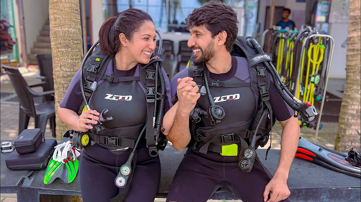 අපි දෙන්නගෙ ආසාව ❤️🥰 මැරුනත් එකට ❤️-Sangeeth Dini Vlogs #scubadiving