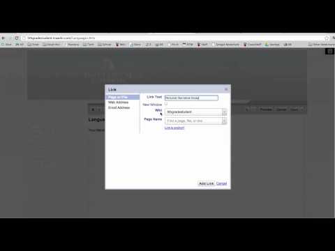 Linking a File on a Wiki Page