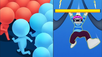 Satisfying Mobile Games Max level Count Master, Roof Rails iOS, Android