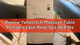 Review Yaheetech Massage Table Portable Lash Beds Spa Bed Massage Couch Foldable Spa Tables Adjustab