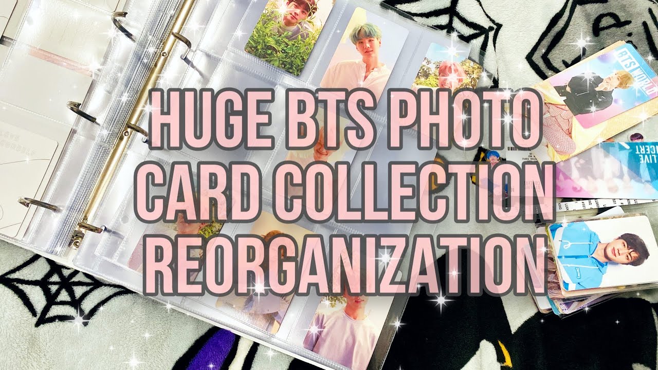✨ HUGE BTS PHOTO CARD COLLECTION REORGANIZATION | Огромная коллекция карточек BTS ✨