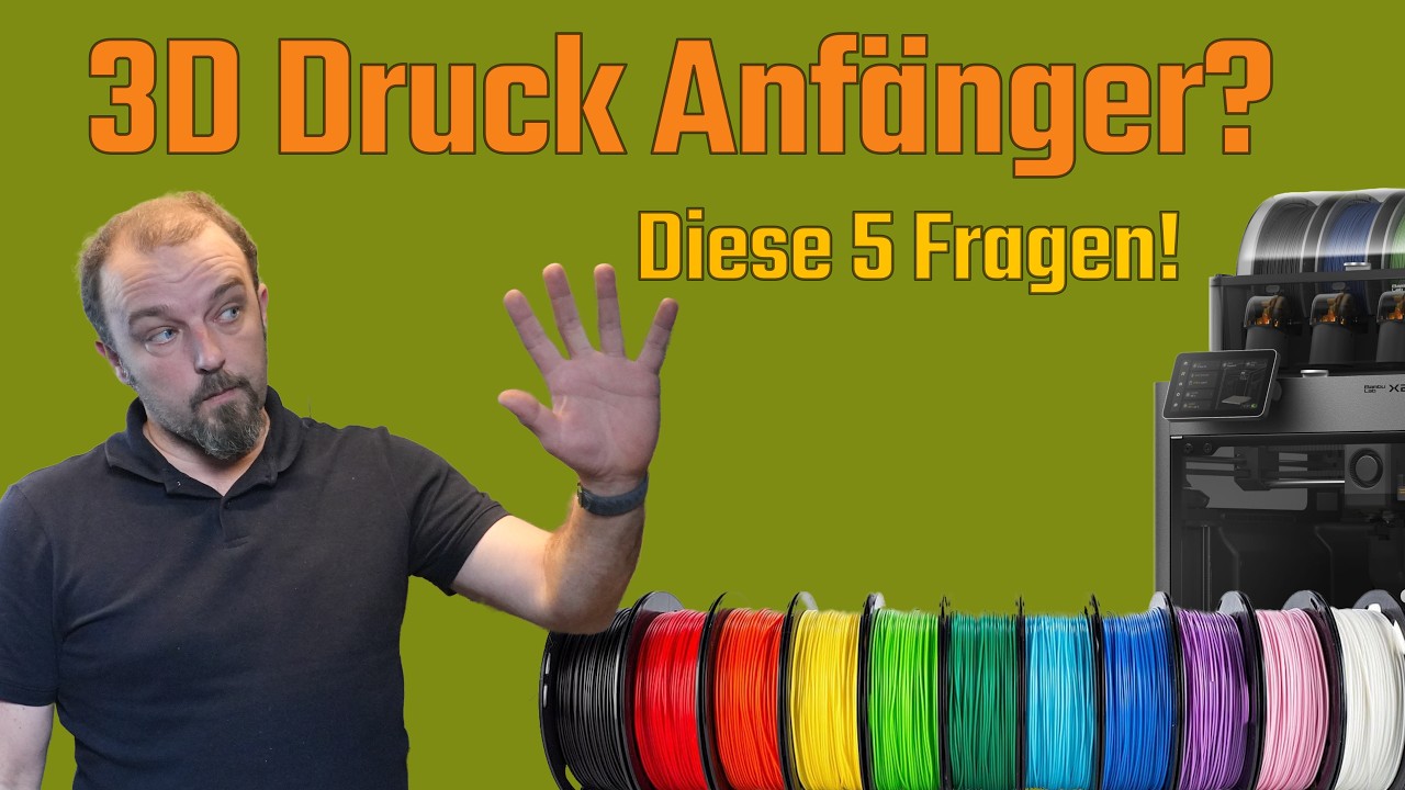 5 typische Anfängerfragen im 3D-Druck – einfach erklärt