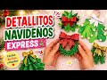 Adornos navideños express para Árbol, Bolsas de regalo y Más 🎄🛍️