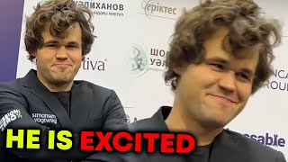 Magnus Carlsen CAN&#39;T WAIT to BE the CHAMPION and He is SO EXCITED