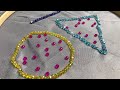 2021 DIY Hand Beaded Stitches tutorial for beginners *how to bead on cloth* | 🇳🇬 fashion designer