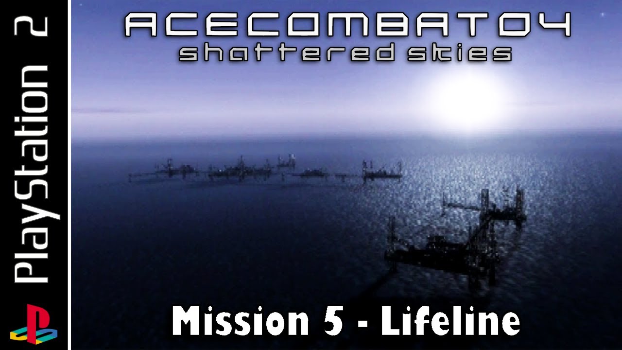 Ace Combat 04: Shattered Skies (PS2) | Mission 5 - Lifeline | Hard - Blind
