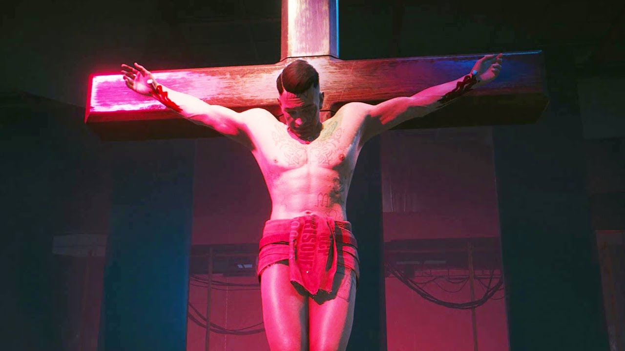 CYBERPUNK 2077 - Jesus Christ Braindance Scene - YouTube