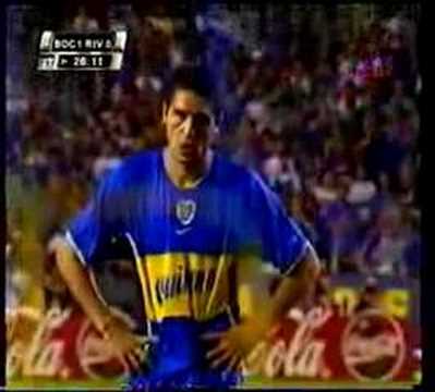 Boca Juniors 2 X 0 River Plate (Riquelme)