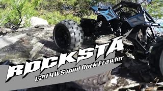バッシャーRockSta 1/24 4WSミニロッククローラー（RTR）
