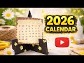 DIY 2026 Calendar | Make Your Own Beautiful Desk Calendar