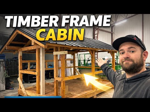 I Built an Off-Grid Timber Frame Cabin From Scratch