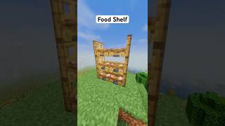 Food Shelf in Minecraft #shorts